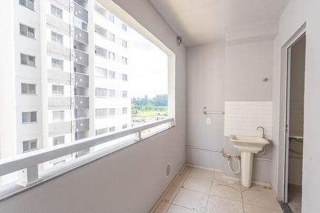 Varanda de apartamento à venda com 2 quartos, 45m² em Jardim Canhema, Diadema