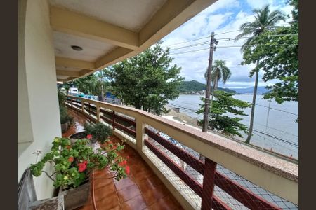 Varanda da Sala de apartamento para alugar com 3 quartos, 171m² em Ilha Porchat, São Vicente