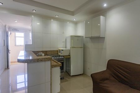Sala / cozinha de apartamento à venda com 1 quarto, 35m² em Centro, Diadema