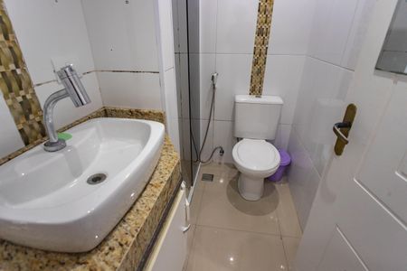 Banheiro de apartamento à venda com 1 quarto, 35m² em Centro, Diadema