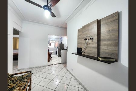 Sala de apartamento para alugar com 2 quartos, 86m² em Boqueirão, Santos