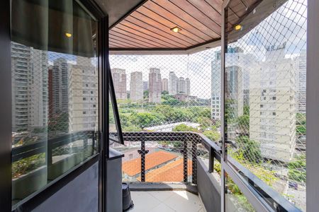 Varanda de apartamento para alugar com 1 quarto, 49m² em Brooklin Novo, São Paulo