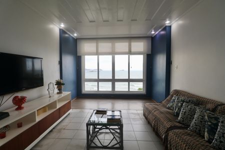 Sala de apartamento para alugar com 3 quartos, 137m² em Vila Alzira, Guarujá