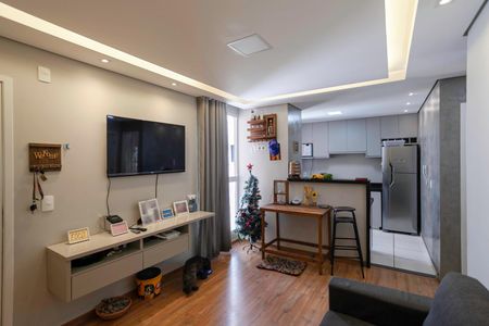 Sala de apartamento à venda com 2 quartos, 44m² em Caiapos, Contagem