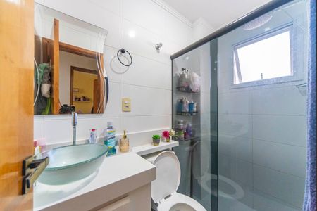 Banheiro 1 de apartamento à venda com 2 quartos, 129m² em Vila Helena, Santo André