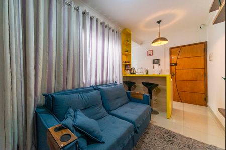 Sala de apartamento à venda com 2 quartos, 129m² em Vila Helena, Santo André