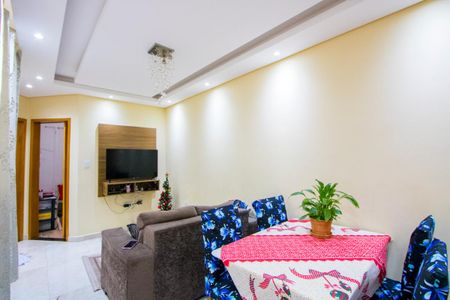 Sala de apartamento à venda com 2 quartos, 50m² em Vila Marina, Santo André