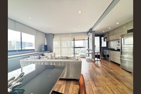 Sala de apartamento para alugar com 1 quarto, 89m² em Vila Olímpia, São Paulo