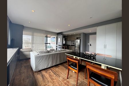 Sala de apartamento para alugar com 1 quarto, 89m² em Vila Olímpia, São Paulo