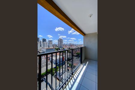Varanda da Sala de apartamento para alugar com 1 quarto, 27m² em Mooca, São Paulo