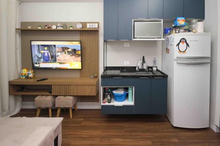 Cozinha de apartamento à venda com 1 quarto, 30m² em Vila Independência, São Paulo