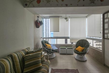 varanda de apartamento para alugar com 4 quartos, 120m² em Jardim Asturias, Guarujá