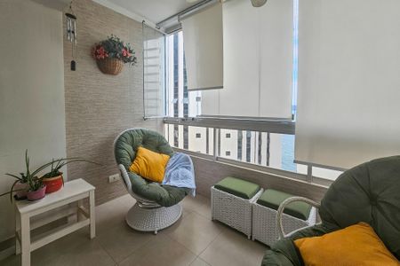 varanda de apartamento para alugar com 4 quartos, 120m² em Jardim Asturias, Guarujá
