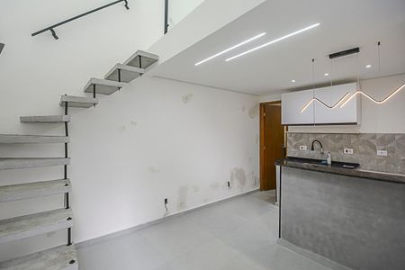 Sala de kitnet/studio para alugar com 1 quarto, 32m² em Jardim do Mar, São Bernardo do Campo