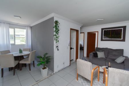 Sala de apartamento à venda com 3 quartos, 62m² em Monte Castelo, Contagem