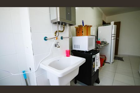 Área de Serviço de apartamento para alugar com 2 quartos, 62m² em Boqueirão, Praia Grande