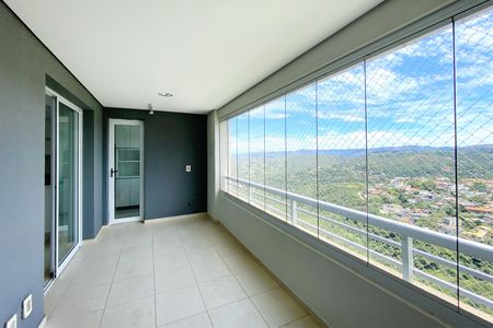 Varanda da Sala de apartamento para alugar com 3 quartos, 100m² em Vila da Serra, Nova Lima