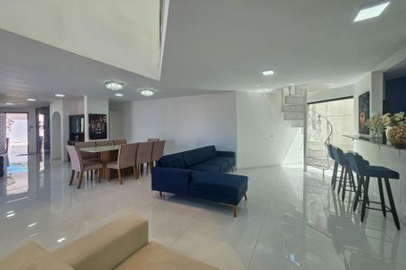 Sala de casa para alugar com 5 quartos, 420m² em Balneario Cidade Atlantica, Guarujá