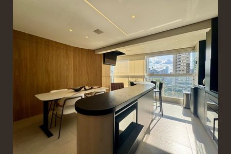 sala de apartamento à venda com 3 quartos, 95m² em Vila da Serra, Nova Lima