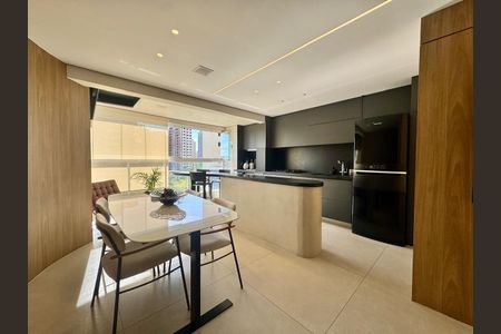 varanda de apartamento à venda com 3 quartos, 95m² em Vila da Serra, Nova Lima