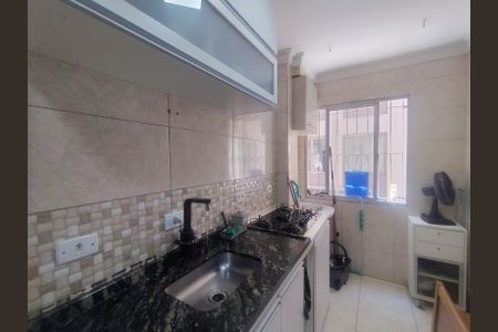 Cozinha e Área de Serviço de apartamento para alugar com 1 quarto, 27m² em Vila Jerusalem, São Bernardo do Campo