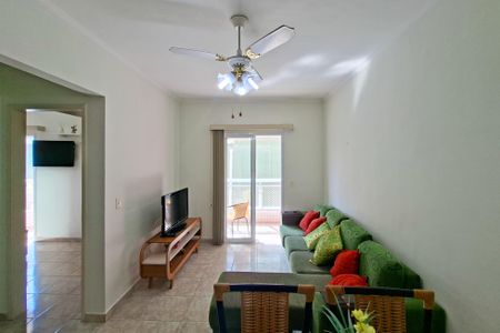 Sala de apartamento para alugar com 1 quarto, 53m² em Cidade Ocian, Praia Grande