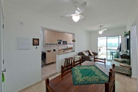Sala de apartamento para alugar com 1 quarto, 80m² em Balneario Flórida, Praia Grande