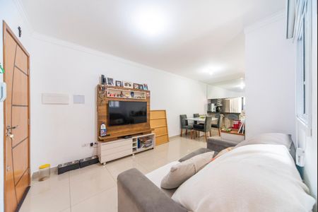 Sala de apartamento à venda com 3 quartos, 100m² em Vila Alice, Santo André