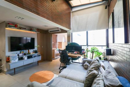 Sala de apartamento à venda com 2 quartos, 102m² em Cidade Monções, São Paulo