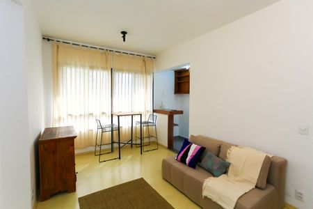 Sala de apartamento para alugar com 1 quarto, 42m² em Morumbi, São Paulo