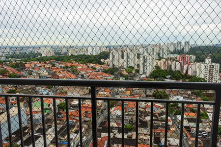 Varanda da Sala de apartamento para alugar com 3 quartos, 58m² em Campininha, São Paulo