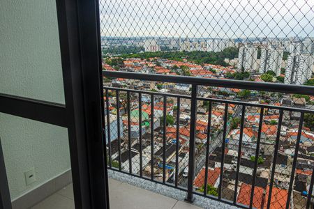 Varanda da Sala de apartamento para alugar com 3 quartos, 58m² em Campininha, São Paulo