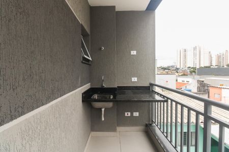 Varanda e Área de Serviço de kitnet/studio para alugar com 1 quarto, 30m² em Chácara Califórnia, São Paulo