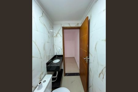 Banheiro de kitnet/studio para alugar com 1 quarto, 34m² em Cursino, São Paulo