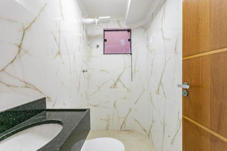 Banheiro de kitnet/studio para alugar com 1 quarto, 34m² em Cursino, São Paulo