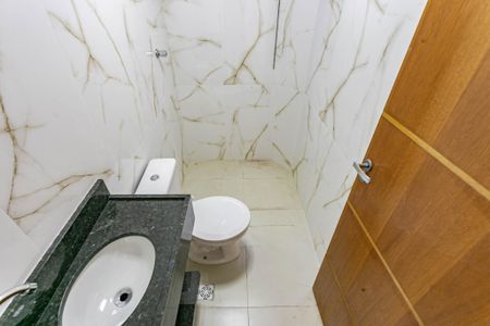 Banheiro de kitnet/studio para alugar com 1 quarto, 34m² em Cursino, São Paulo