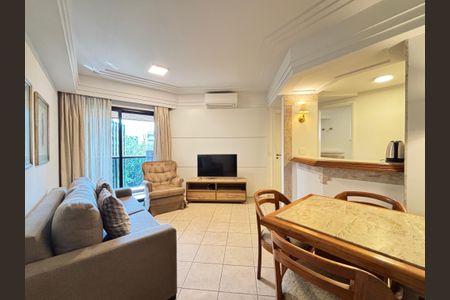 Sala de apartamento à venda com 1 quarto, 43m² em Jardim Paulistano, São Paulo