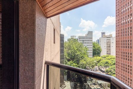 Varanda de apartamento à venda com 1 quarto, 43m² em Jardim Paulistano, São Paulo