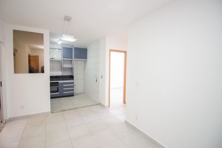 Sala de apartamento para alugar com 2 quartos, 55m² em Chácara Cotia, Contagem
