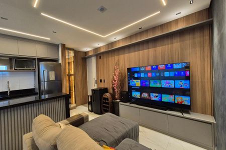 Sala de apartamento para alugar com 2 quartos, 66m² em Parque Prado, Campinas