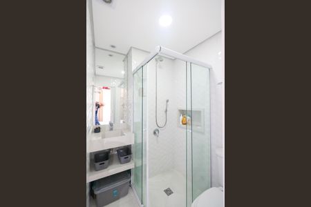 Banheiro de kitnet/studio para alugar com 1 quarto, 18m² em Santa Paula, São Caetano do Sul