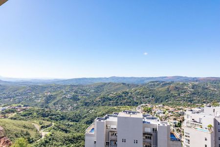 Sala de apartamento para alugar com 1 quarto, 44m² em Vila da Serra, Nova Lima