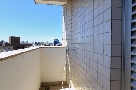 Varanda do Quarto de apartamento para alugar com 1 quarto, 52m² em Funcionários, Belo Horizonte