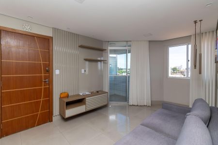 Sala de apartamento à venda com 3 quartos, 88m² em Santa Rosa, Belo Horizonte