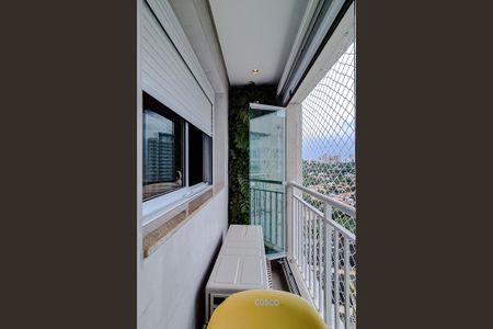 Varanda da Sala de apartamento à venda com 2 quartos, 62m² em Vila Anastácio, São Paulo