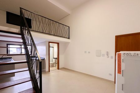Sala de apartamento para alugar com 1 quarto, 39m² em Vila Alvinopolis, São Bernardo do Campo