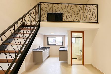 Sala de apartamento para alugar com 1 quarto, 39m² em Vila Alvinopolis, São Bernardo do Campo