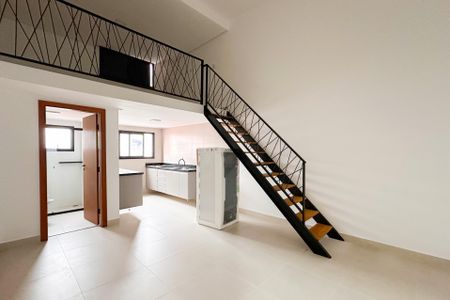 Sala de apartamento para alugar com 1 quarto, 39m² em Vila Alvinopolis, São Bernardo do Campo