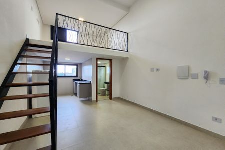Sala de apartamento para alugar com 1 quarto, 39m² em Vila Alvinopolis, São Bernardo do Campo