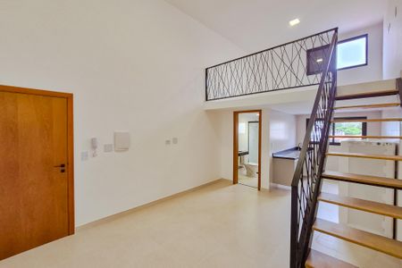 Sala de apartamento para alugar com 1 quarto, 39m² em Vila Alvinopolis, São Bernardo do Campo